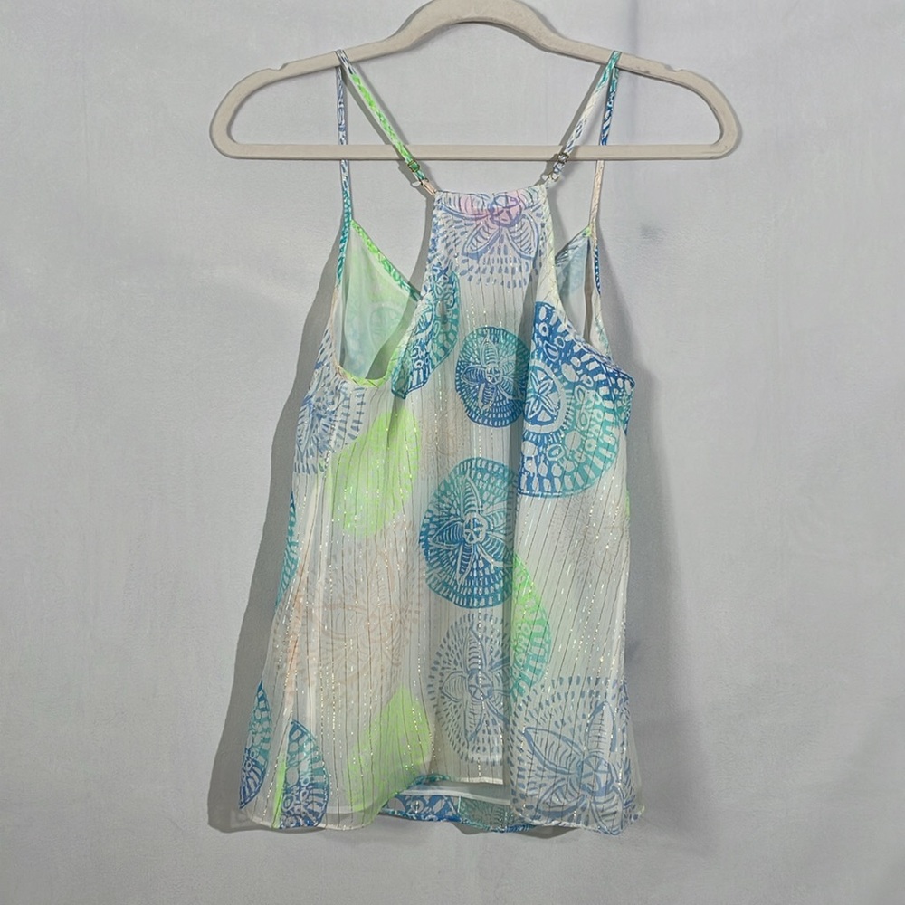 NWT Lilly Pulitzer Dusk Tank color Resort White Dune Our Thing Size S - Picture 3 of 11